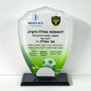 מגן הוקרה זכוכית הדפסה