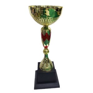 גביע מתכת יוקרתי זהב-אדום