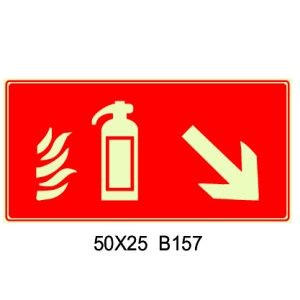שלט מטף 50*25 ס"מ